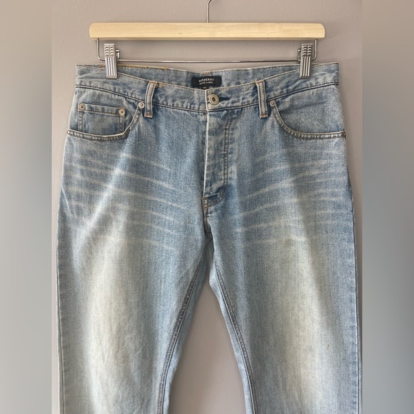 [32/30] Burberry Black Label Men’s Light Wash Straight Leg Designer Denim Jeans - Picture 8 of 15